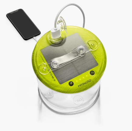 portable charger and solar lantern
