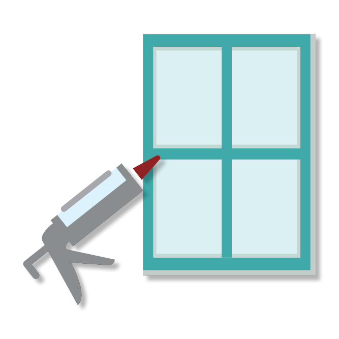 window sealing illustration