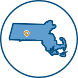 Springfield, MA on map